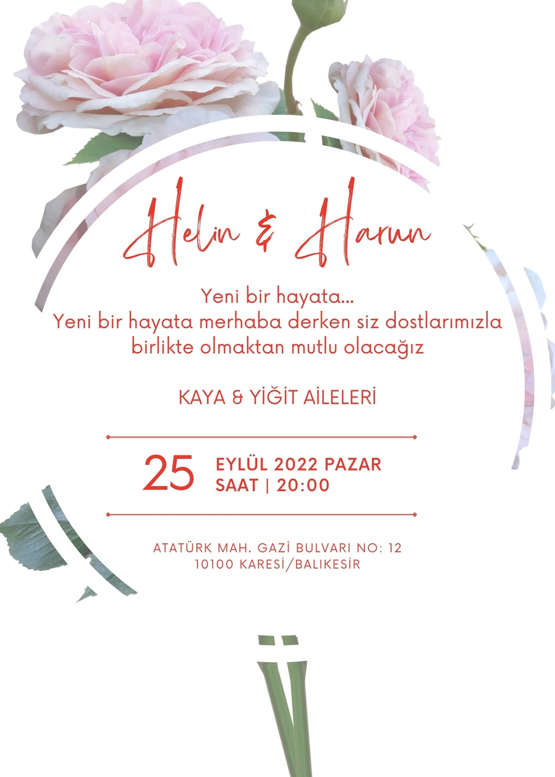 Şık Davetiye Modeli #271
