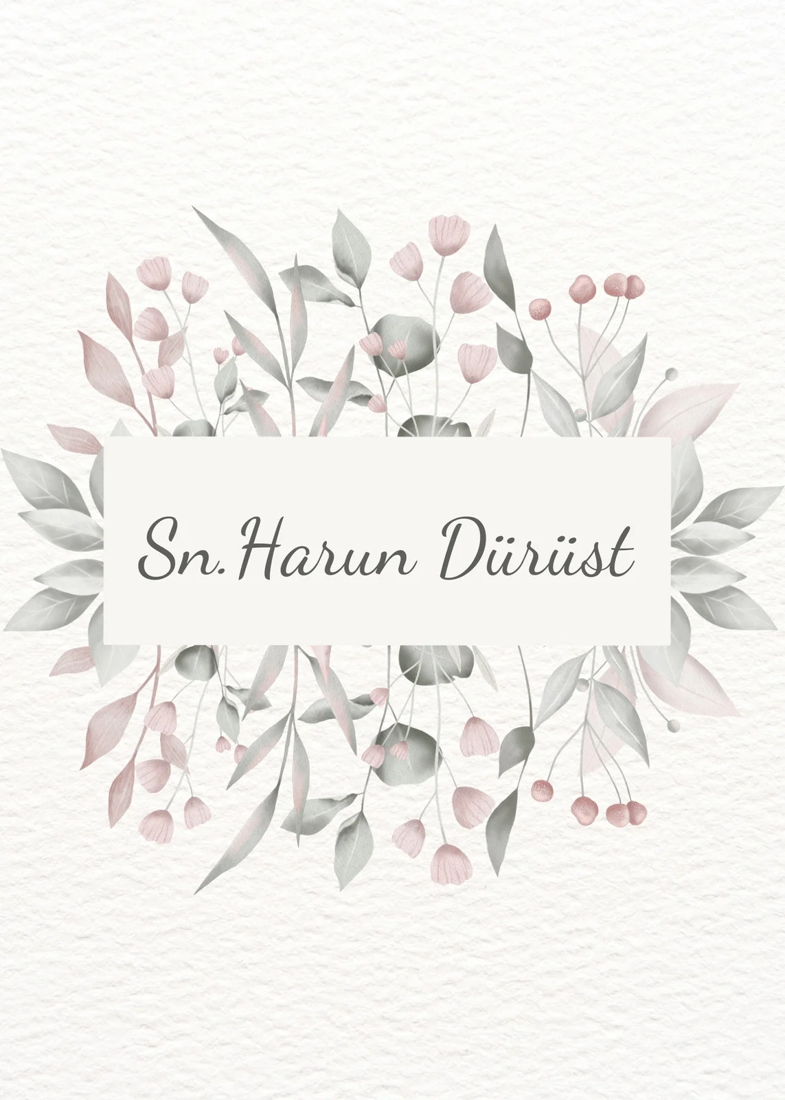 Zarif Davetiye Modeli #142