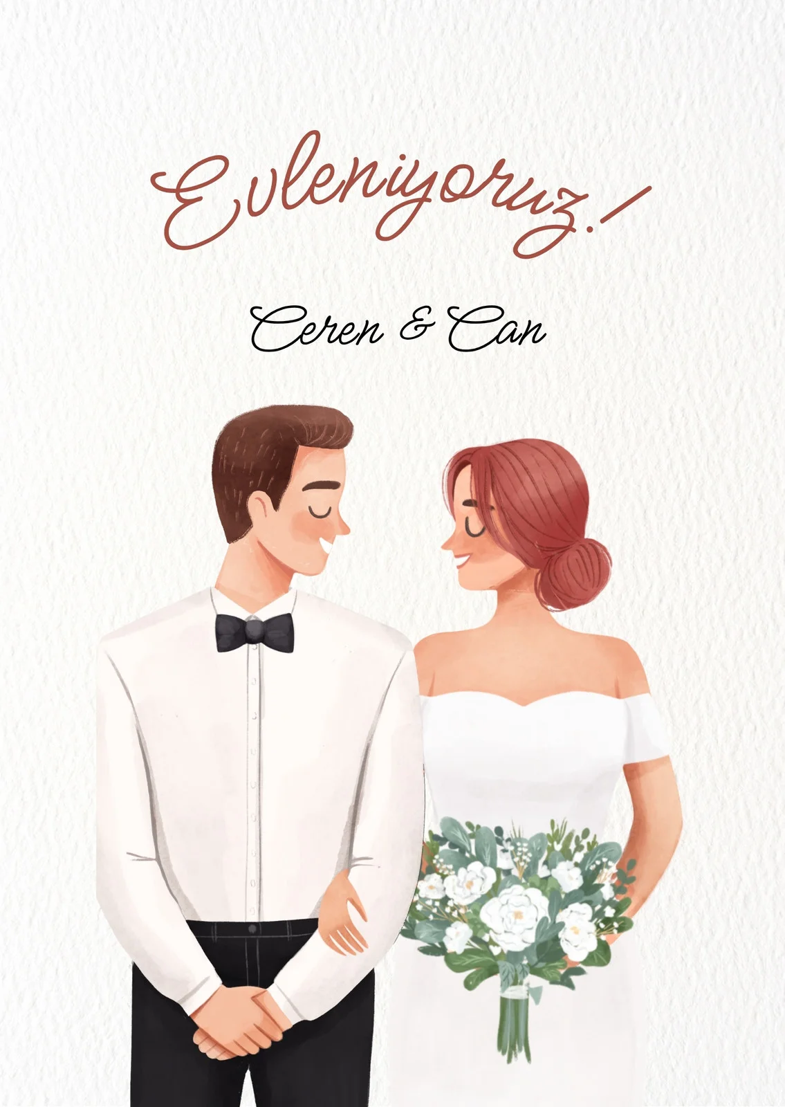 Zarif Davetiye Modeli #203